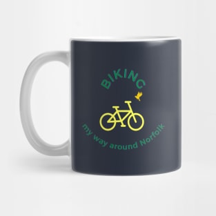 Biking my way around Norfolk Mug